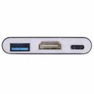 USB-C / Type-C 3.1 Male to USB-C / Type-C 3.1 Female & HDMI Female & USB 3.0 Female Adapter(Black) - 6