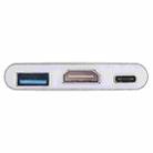 USB-C / Type-C 3.1 Male to USB-C / Type-C 3.1 Female & HDMI Female & USB 3.0 Female Adapter(Grey) - 5