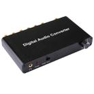 2CH Digital Audio Decoder Converter with Optical Toslink SPDIF Coaxial for Home Theater / PS4 / PS3 / XBOX360, Support Volume Control, AC-3, DTS - 1