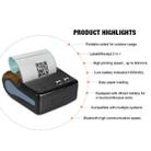 QS-8001 Portable 80mm Bluetooth POS Receipt Thermal Printer(Black) - 6