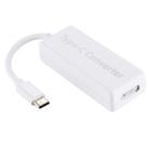 65W 5 Pin MagSafe Series to USB-C / Type-C Converter for MacBook (White) - 1