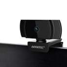 Aoni A20 FHD 1080P IPTV WebCam Teleconference Teaching Live Broadcast Computer Camera with Microphone (Black) - 1