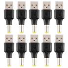 10 PCS 5.5 x 2.5mm Male to USB 2.0 Male DC Power Plug Connector - 1