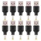 10 PCS 4.8 x 1.7mm Male to USB 2.0 Male DC Power Plug Connector - 1