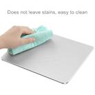 Aluminum Alloy Double-sided Non-slip Mat Desk Mouse Pad, Size : Mini(Silver) - 6