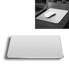 Aluminum Alloy Double-sided Non-slip Mat Desk Mouse Pad, Size : S(Silver) - 1