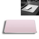 Aluminum Alloy Double-sided Non-slip Mat Desk Mouse Pad, Size : M(Rose Gold) - 1