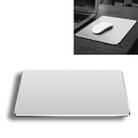 Aluminum Alloy Double-sided Non-slip Mat Desk Mouse Pad, Size : M(Silver) - 1