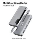 Basix T1907b 7 In 1 Multi-function Type-C / USB-C HUB Expansion Dock(Silver) - 4