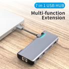 Basix T1907b 7 In 1 Multi-function Type-C / USB-C HUB Expansion Dock(Silver) - 6