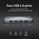 Basix T1908C 8 In 1 Multi-function Type-C / USB-C HUB Expansion Dock (Silver) - 11
