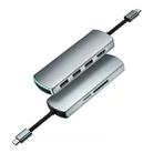 Basix Mate6 Air 6 In 1 Multi-function Type-C / USB-C HUB Expansion Dock(Grey) - 2