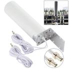 4G LTE WiFi 12DBi Omni External Barrel Antenna with TS9 Male(White) - 1