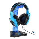 SADES Universal Multi-function Gaming Headphone Hanger Desk Headset Stand Holder Display Rack(Blue) - 2
