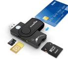 ROCKETEK CR310 USB 3.0 + TF Card + SD Card + SIM Card + Smart Card Multi-function Card Reader - 1