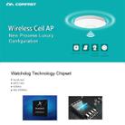 COMFAST CF-E325N Atheros AR9341 300Mbps/s Wall Ceiling Wireless WiFi AP with Hexagon 7 Colors LED Indicator Light & 48V POE Adapter, Support 85 Devices Connecting Synchronously, Got CE / SAR / FCC / CCC Certification - 9