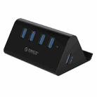 ORICO SHC-U3 ABS Material Desktop 4 Ports USB 3.0 HUB with Phone / Tablet Holder & 1m USB Cable & LED Indicator - 1