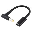 PD 100W 18.5-20V 5.5 x 2.5mm Elbow to USB-C / Type-C Adapter Nylon Braid Cable - 2