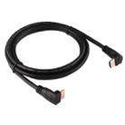 1.8m 4K*2K HDMI 2.0 Version High Speed 90 Degree Right Angle HDMI Male to 90 Degree Right Angle HDMI Male Cable with Ethernet - 1