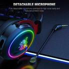 ONIKUMA X10 RGB Wired Gaming Headphone with Microphone, Cable Length: about 2.1m(Black Red) - 7