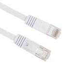 20m CAT6 Ultra-thin Flat Ethernet Network LAN Cable, Patch Lead RJ45 (White) - 3