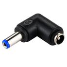 DC 5521 Male  to DC  5521 Female Connector Power Adapter for Laptop Notebook, 90 Degree Right Angle Elbow - 1