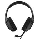 K20i Stereo Gaming Headset with Microphone RGB Light for XBox One / Laptop Tablet (Black) - 2