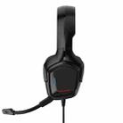 K20i Stereo Gaming Headset with Microphone RGB Light for XBox One / Laptop Tablet (Black) - 3