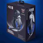 ONIKUMA K18 Cool Light Wired Gaming Headphone for PS4, Computer (Black Blue) - 8
