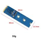 USB 3.0 NGFF M.2 to PCI-E X16 Slot Converter Card with Screwdriver(Blue) - 4