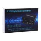 192KHz DAC Converter HD HIFI Optical to RCA+3.5mm Headphone 5.1 Channel Digital Audio Converter with Volume Control - 7