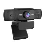 HXSJ S5 1080P Adjustable HD Video Webcam PC Camera with Microphone(Black) - 1