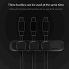 Baseus USB Cable Clip Desk Tidy Organiser Wire Lead Holder with Adhesive Backed(Black) - 3