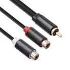 3686MFF-03 RCA Male to Dual RCA Female Audio Adapter Cable - 1