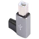 USB-C / Type C Female to USB 2.0 B MIDI Male Adapter for Electronic Instrument / Printer / Scanner / Piano (Grey) - 2