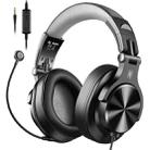 OneOdio A71D Head-mounted Noise Reduction Wired Headphone with Microphone(Black) - 1