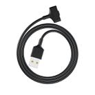 For Fitbit Ionic 5V Output ABS Materials Smart Watch Charger, Cable Length: 92cm(Black) - 3