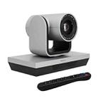 YANS YS-H20U USB HD 1080P Wide-Angle Video Conference Camera with Remote Control, US Plug(Grey) - 1