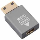 Micro HDMI Female to Mini HDMI Male Adapter - 1