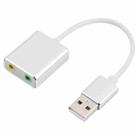 HIFI Magic Voice 7.1CH USB Sound Card (Silver) - 1