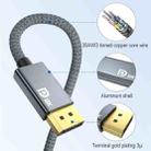 Mini&#160;DP Male to 8K DisplayPort 1.4 Male HD Braided Adapter Cable, Cable Length: 2m - 3