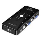 KSW-401V 4 VGA + 3 USB Ports to VGA KVM Switch Box with Control Button for Monitor, Keyboard, Mouse, Set-top box - 2