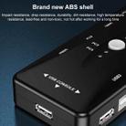 KSW-401V 4 VGA + 3 USB Ports to VGA KVM Switch Box with Control Button for Monitor, Keyboard, Mouse, Set-top box - 6