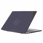 For Huawei MateBook 14 inch Shockproof Frosted Laptop Protective Case(Black) - 1