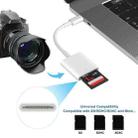 2pcs USB-C / Type-C to SD(HC) Card Reader Adapter(White) - 4