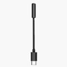 TA11-R USB-C / Type-C Male to 3.5mm Audio Female TPE Braid Earphone Adapter(Black) - 1