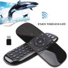 W1 Wireless QWERTY 57-Keys Keyboard 2.4G Air Mouse Remote Controller with LED Indicator for Android TV Box, Mini PC, Smart TV, Projector, HTPC, All-in-one PC / TV - 7