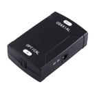 Optical Toslink Input to Coaxial RCA Output Digital Audio Converter Adapter(Black) - 1