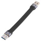 10Gbps USB Male to USB Male Soft Flat Sync Data Fast Charging Cable - 1