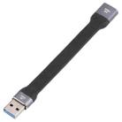 10Gbps USB Male to USB Female Soft Flat Sync Data Fast Charging Cable - 1